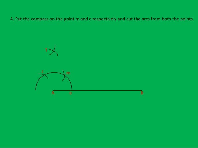 Learn To Draw Angles Using Compass