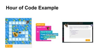 Hour of Code Example
 