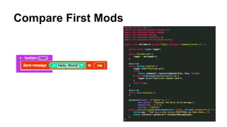 Compare First Mods
 