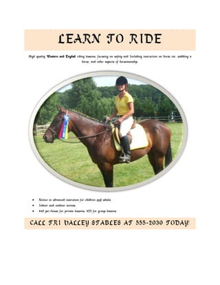 Learn Riding Learn to ride com12 | DOCX