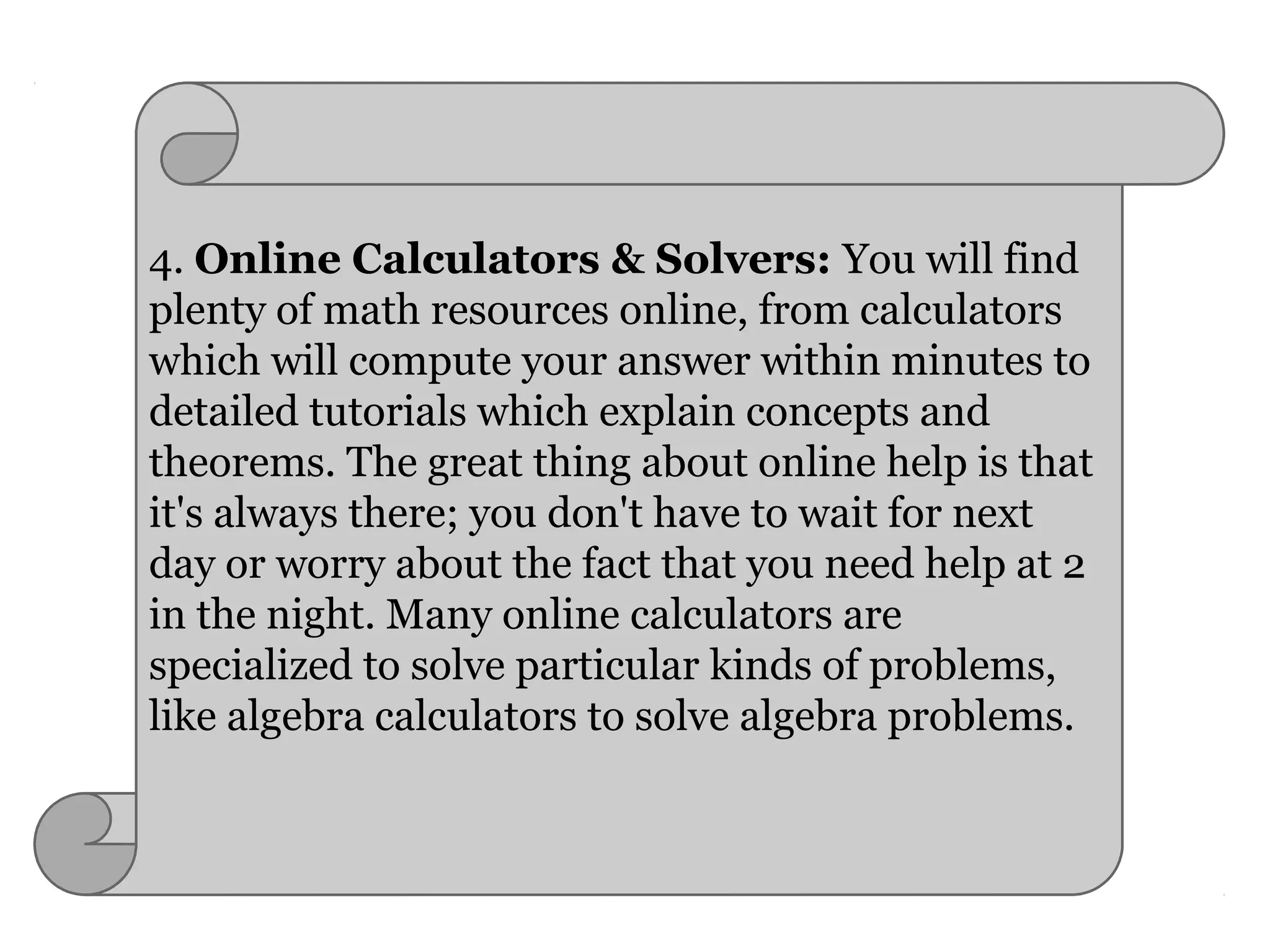 Learn to solve math problems in 4 easy steps | PPT