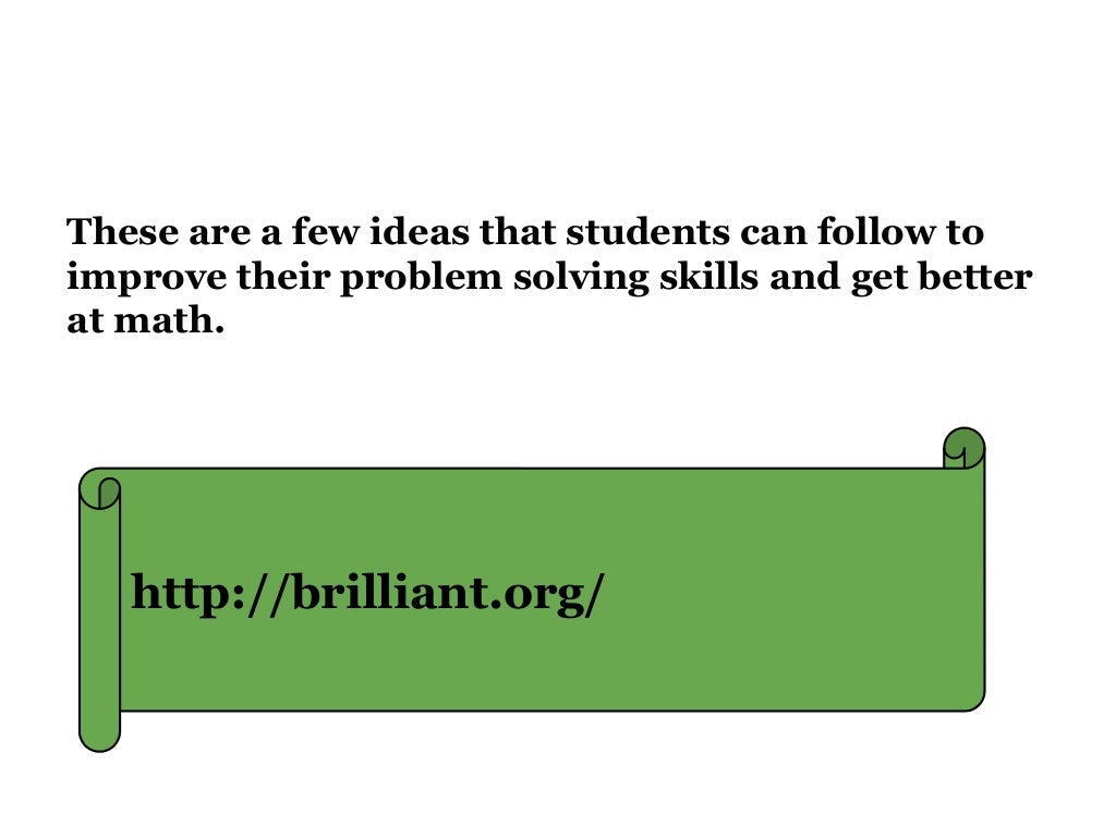Learn To Solve Math Problems In 4 Easy Steps