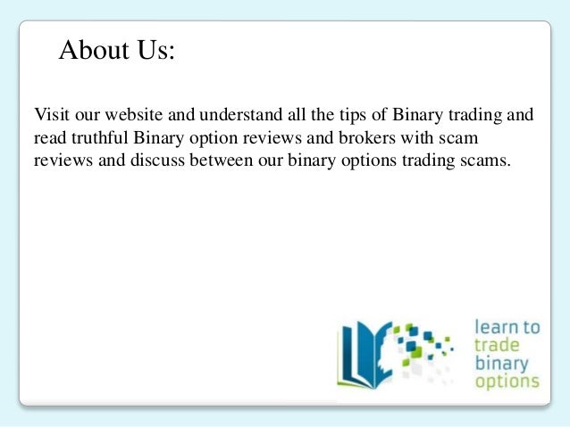 what are binary options scams