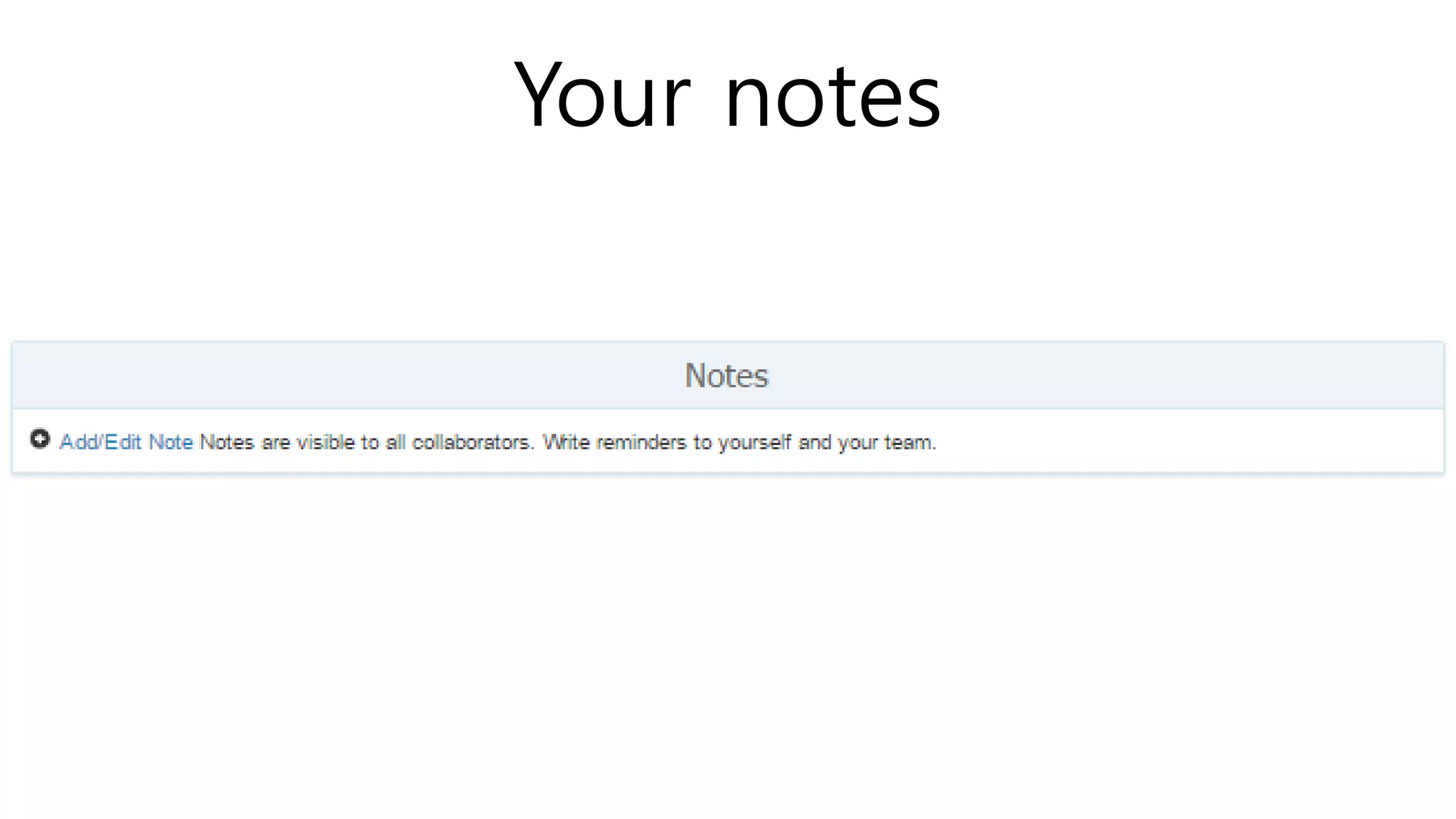 Your notes
 