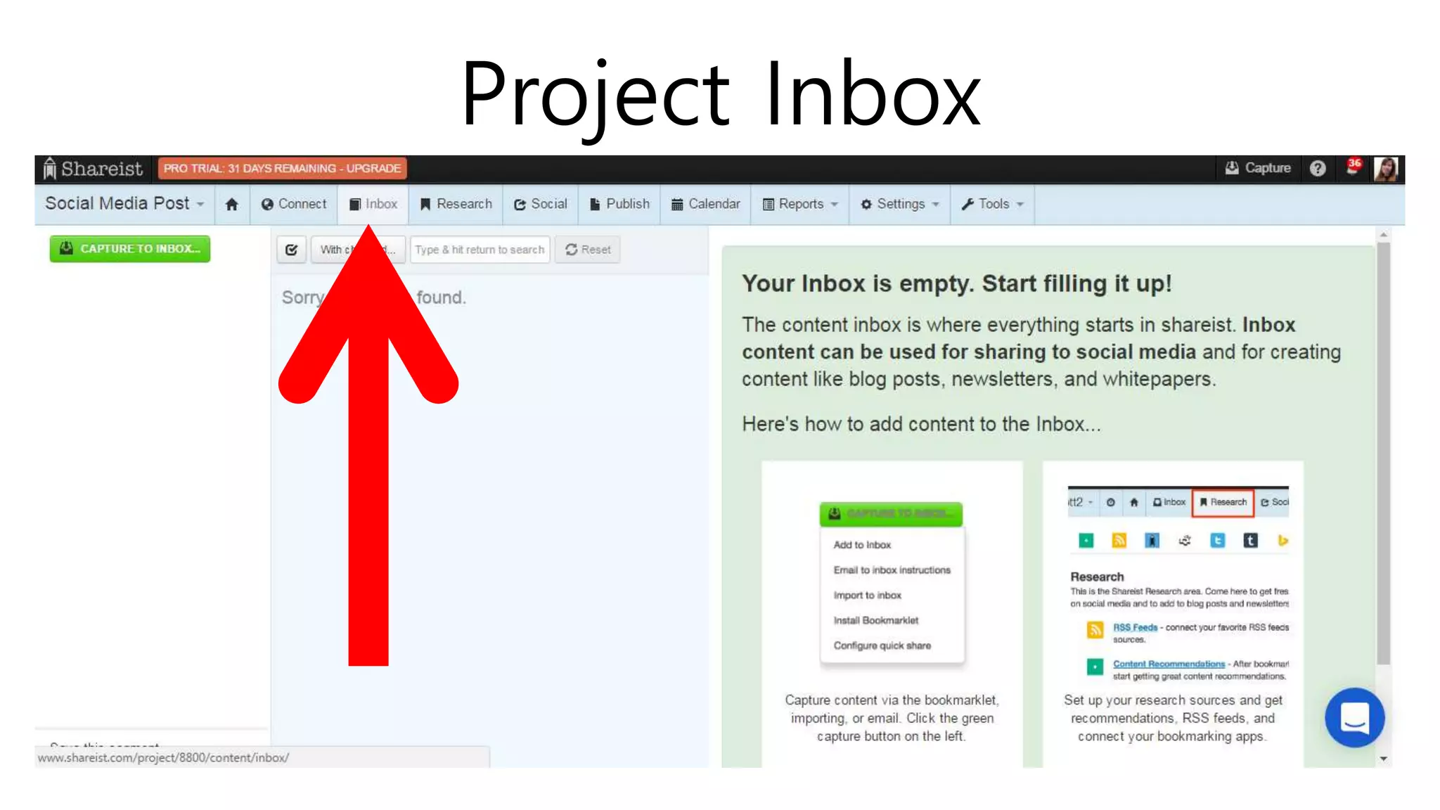 Project Inbox
 