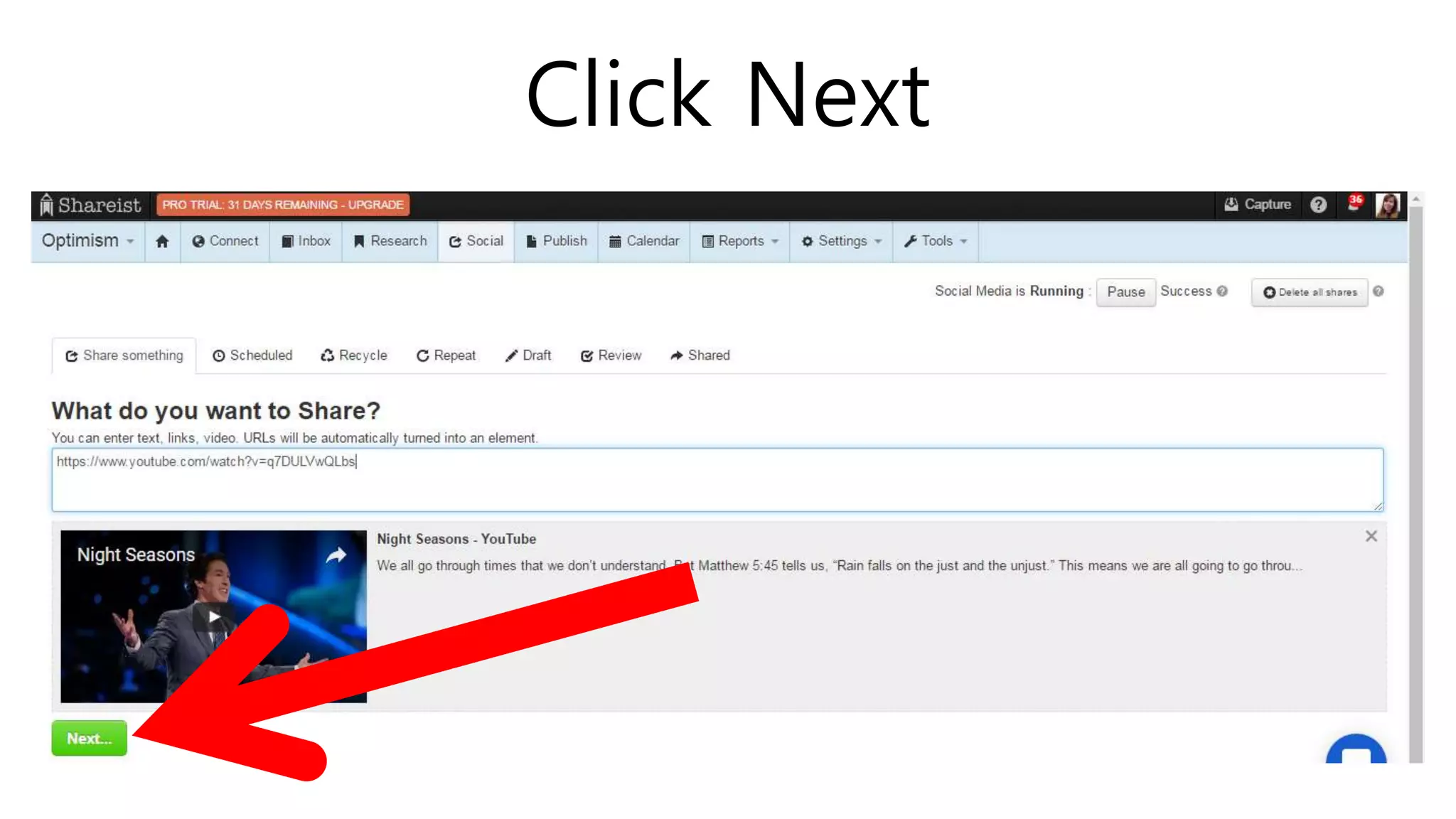 Click Next
 