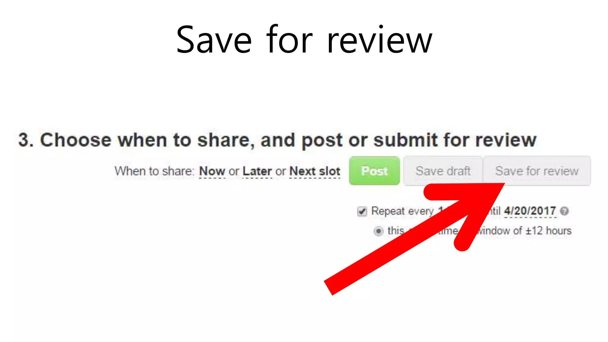 Save for review
 