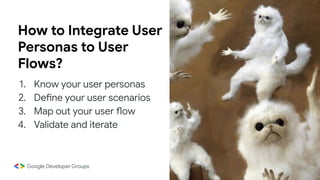 GDGoC UI - Learn UX, User Persona, User Flow | PDF