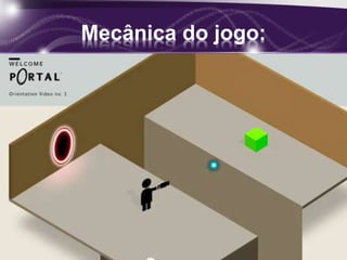 Mecânica do jogo: 
• Click to add text 
 