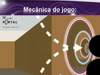 Mecânica do jogo: 
• Click to add text 
 
