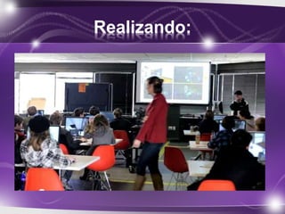 Realizando: 
• Click to add text 
 