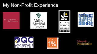 My Non-Profit Experience 
 