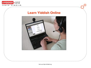 Learn Yiddish Online 