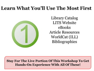 Learn Your Library | PPTX