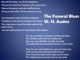 the funeral blues
