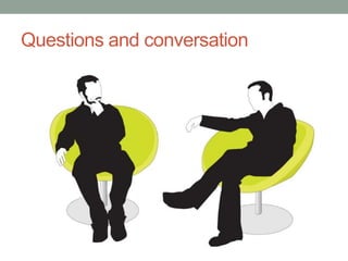 Questions and conversation

 