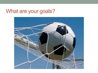 What are your goals?

 