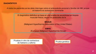 Mhaus Algorithm Hipertermia Maligna. Anestesiologiasaludpptx | PPTX