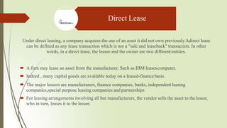 Lease finance-presentation | PPTX