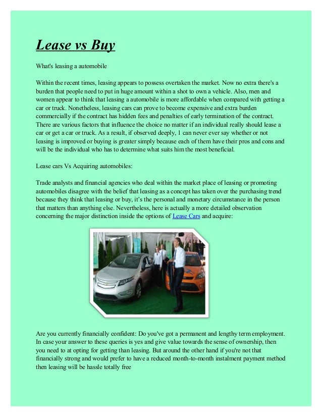 can you lease then buy the car