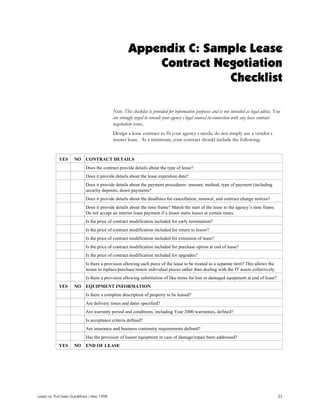 Expiring Lease Contract Module Lease Vs Purchase | PDF