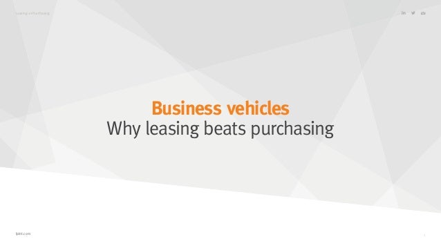 lease vs buy business vehicle