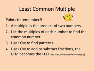 Least Common Multiple Definition Least Common Multiple 8 320 
