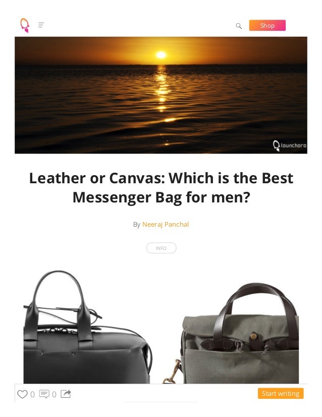 best canvas luggage