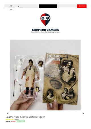 0 ITEMS
LOG IN
Leatherface Classic Action Figure
     8 reviews
$64.26 $39.84 SAVE $24.42
USD
 
