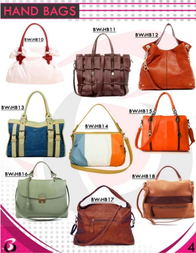 Leather goods catalogue