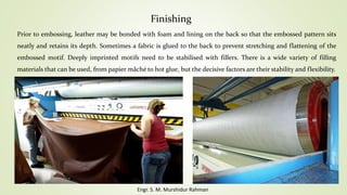Leather (Hide or Skin) Manufacturing Processes | PPTX