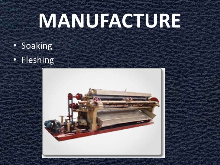 Leather processing