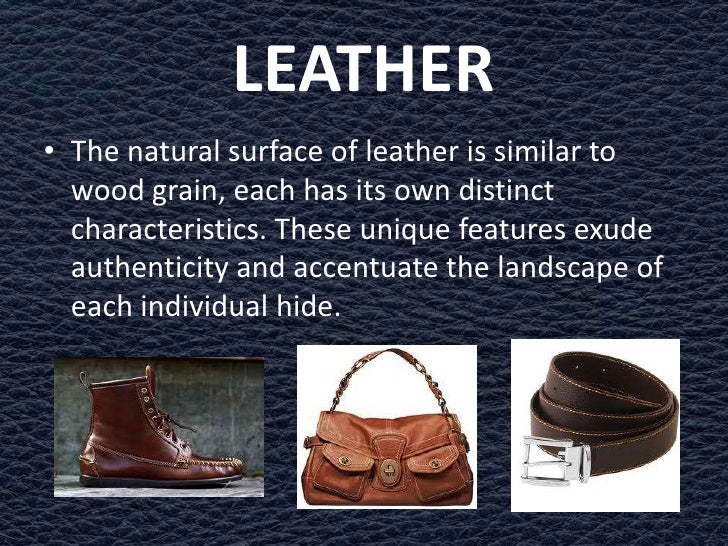 Leather processing