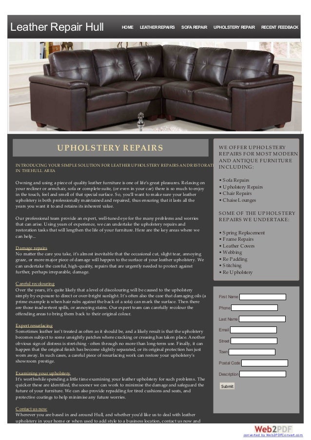 Leather Upholstery Repair >> Upholstery Repairs Hull Leather Upholstery Repair >> Upholstery Repairs Hull