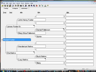 Identify:  ancestor                    time period               location