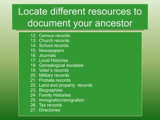 Use a family history database to record information about your familyfamilysearch.orgDownload PAF 5.2 free
