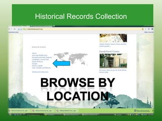 Locate different resources to document your ancestor28. Naturalization/citizenship29.  Funeral homes30.  Hospitals31.  Employers32. Fraternities/sororities33.  Slave narratives34.  Freedman’s Bureau Records35.  Periodicals36.  Cohabitation Records37. Manumissions38.  Bill of sale