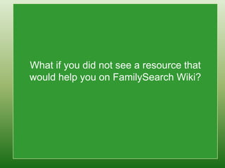 African American Research on FS Wiki