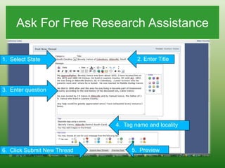 Ask For Free Research Assistance             Logged in:Choose the locality