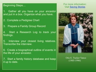 Find out what resources exist.