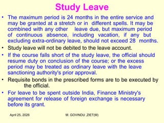 Comprehensive Overview of Employee Leave Rules and Entitlements | PPT