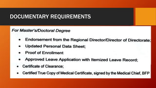 DOCUMENTARY REQUIREMENTS
 