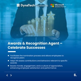Recognition Agent Introduction Samples AI-Powered Agents for a Seamless HR Experience | PDF