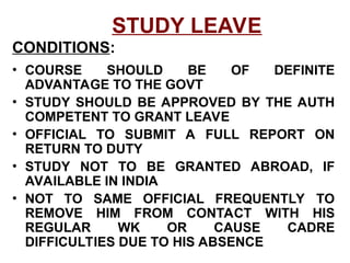 Comprehensive Guide to Government Employee Leave Rules and Policies | PPT