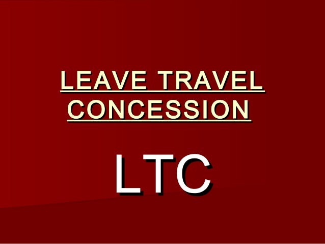 Image result for leave travel concession