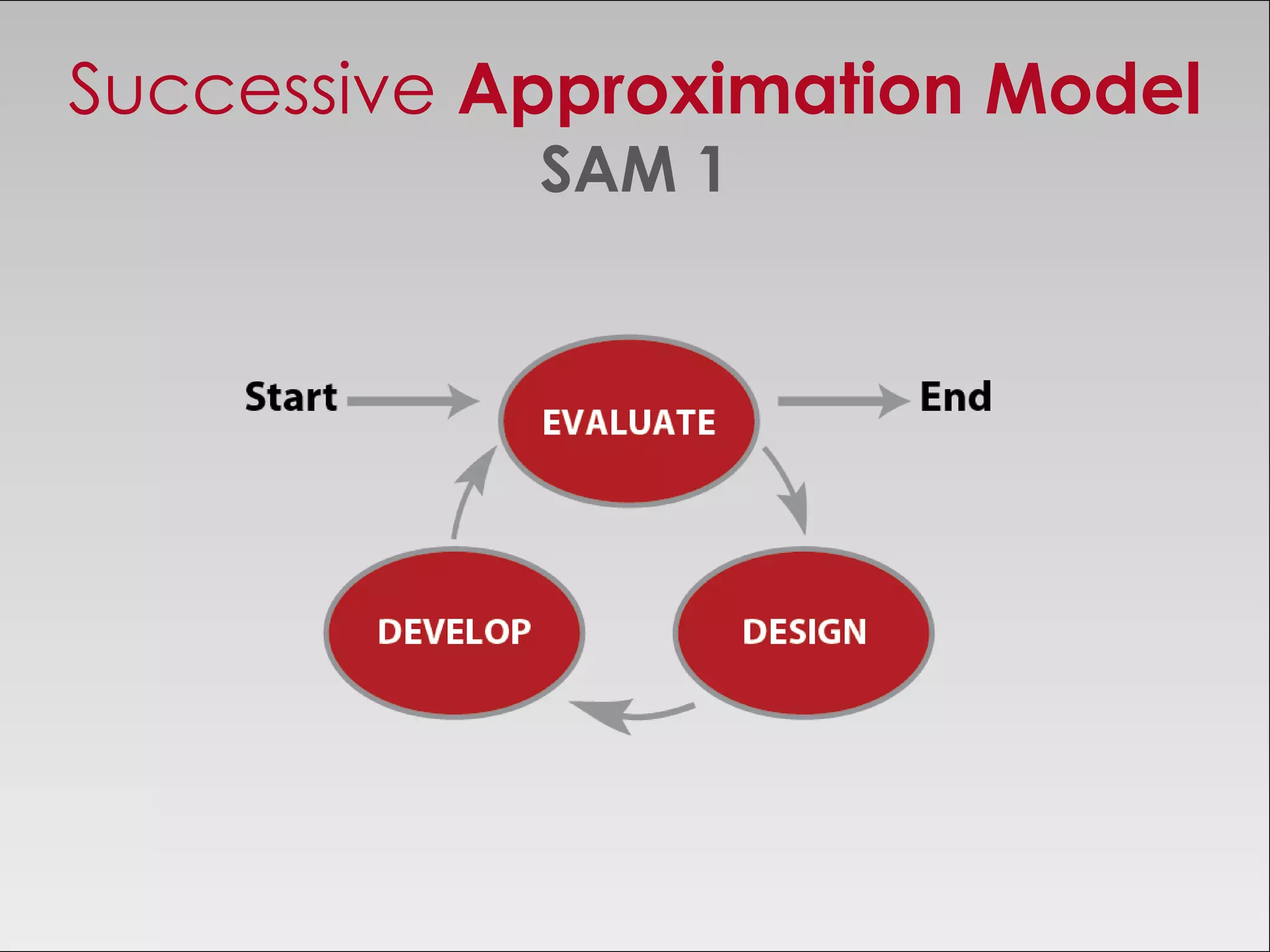 Successive Approximation Model
            SAM 1
 