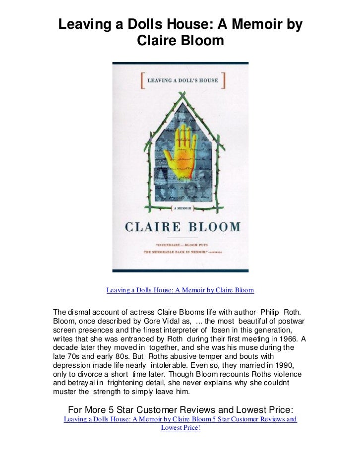 Leaving a dolls house a memoir by claire bloom 5 star review