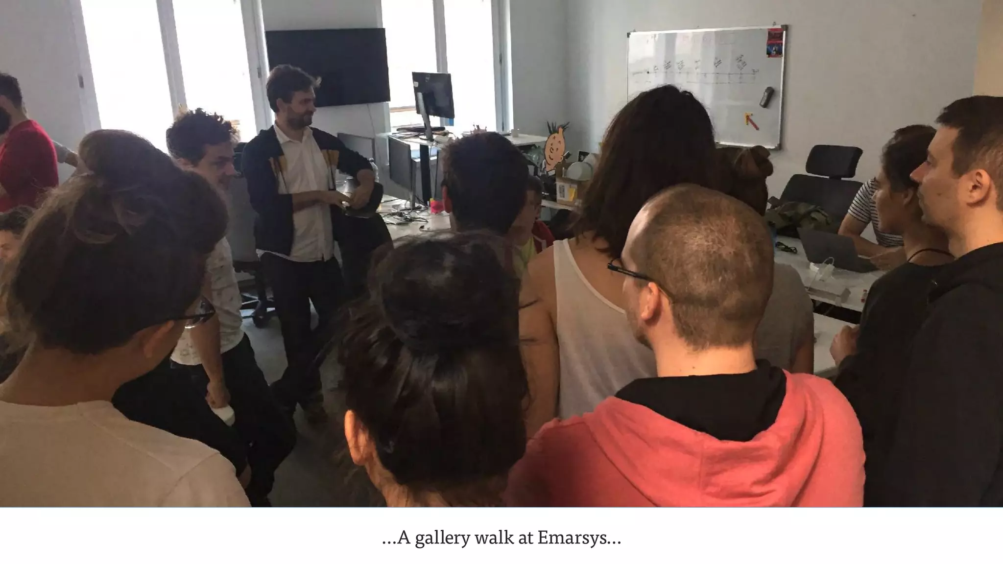…A gallery walk at Emarsys…
 
