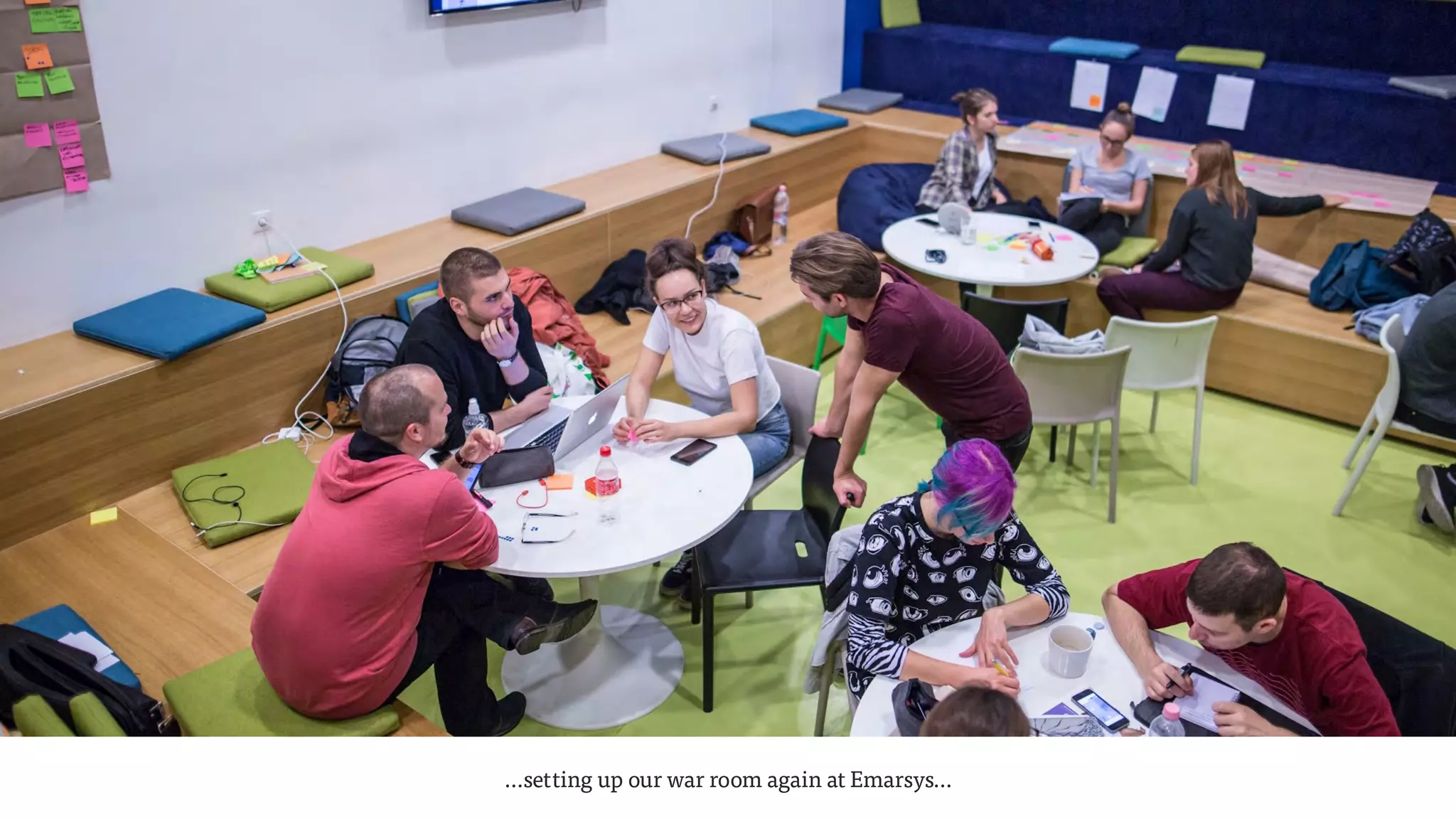 …setting up our war room again at Emarsys…
 