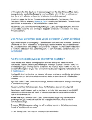 Leaving dellguideforus benefits